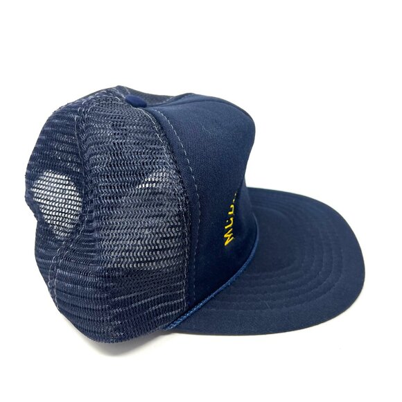 Vintage Mcdonnell Douglas Rope Trucker Hat Snapback Cap Blue Deadstock 80s 90s - Picture 4 of 7